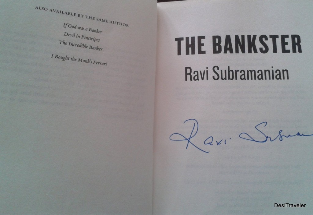 Signed copy by Ravi Subramanian