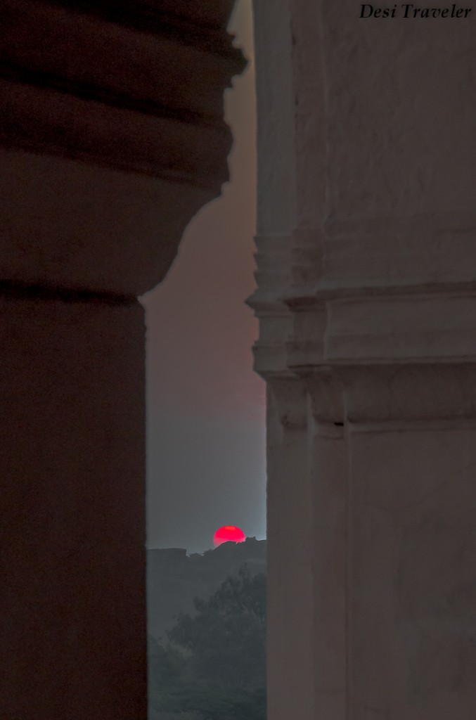 Sunset At Taramati Baradari Hyderabad