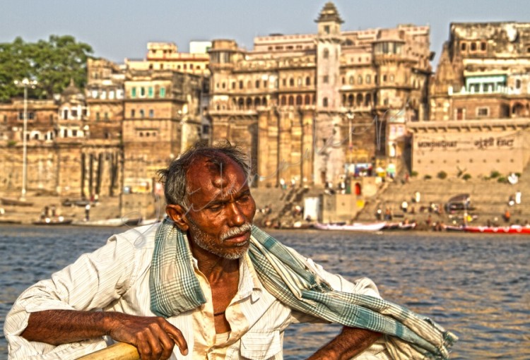 Portrait of a Boat man in Varanasi