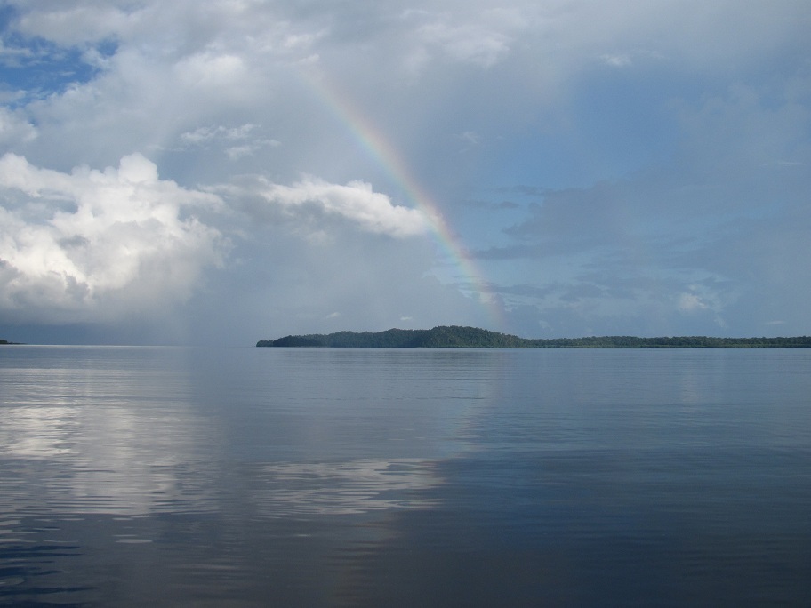 A rainbow over Andaman and Nicobar Island
