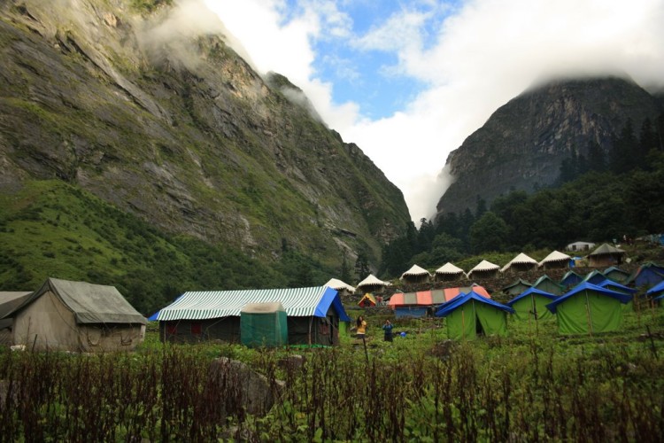 Campsite near Valley of Flowers