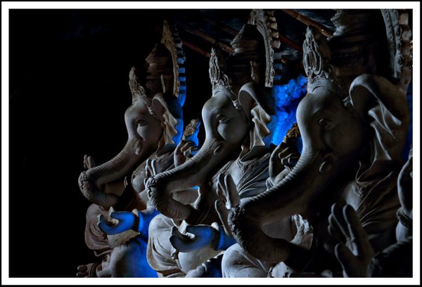 Making of Ganesha Idols