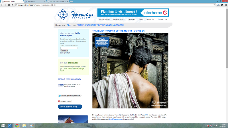 India Travel Blog desi 