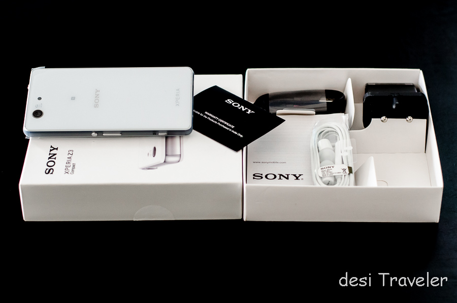 Unboxing of SONY XPERIA Z3 COMPACT