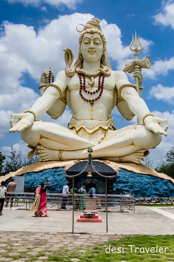 85 feet tall Shiva Idol Bijapur Shivagiri