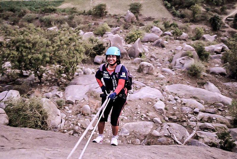 rappelling in India