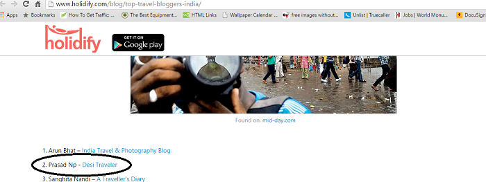 Top India Travel Blog List Holidify