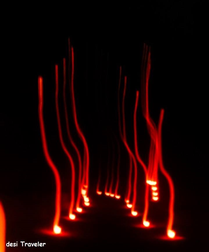 petra at night candles