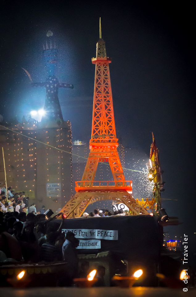Eiffel tower Paris replica varanasi dev diwali (6)