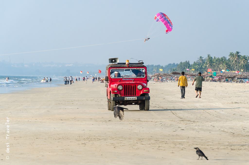 What to do on a Goa Beach - Parasailing