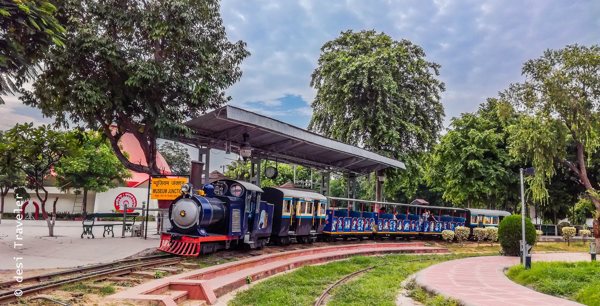 Toy train engine National Rail Museum Delhi