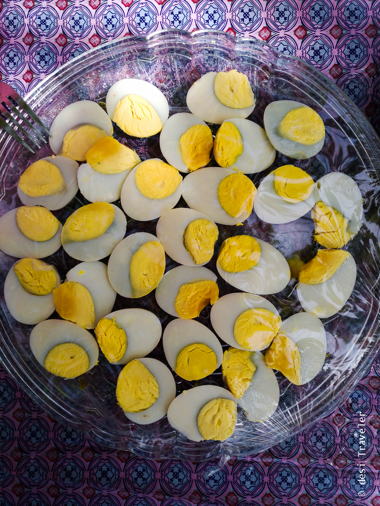 Boiled eggs Arborek Village Raja Ampat