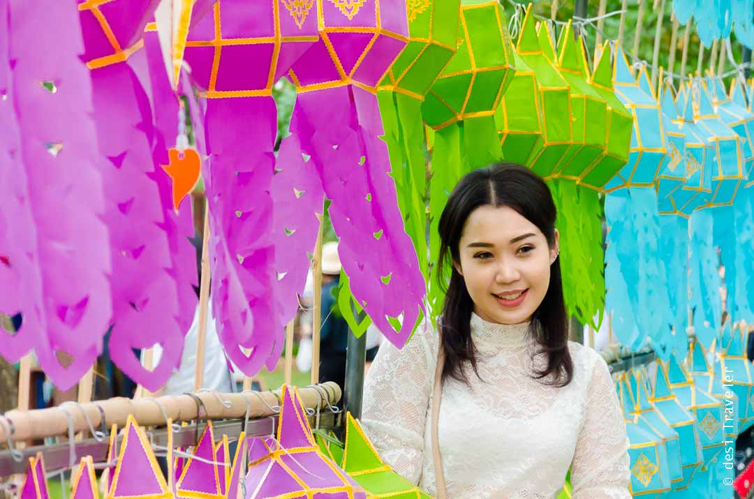A shy Thai girl at Thailand Tourism Festival