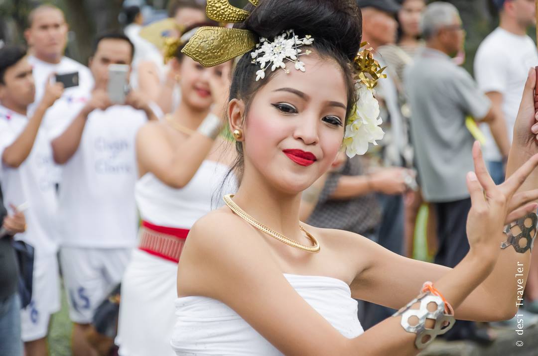 Thai dancer Thai Tourism festival Bangkok