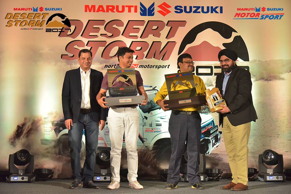 Nikunj Toshniwal and co-driver Suvrajit Dutta - Maruti Suzuki Desert Storm