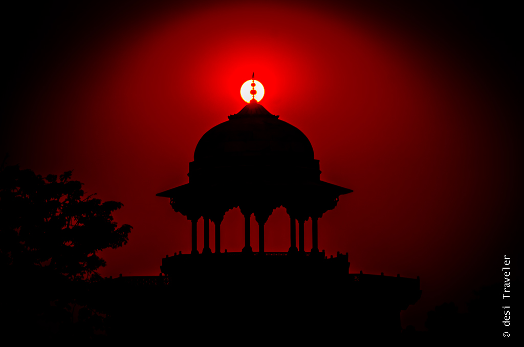 Sunset Taj Mahal 