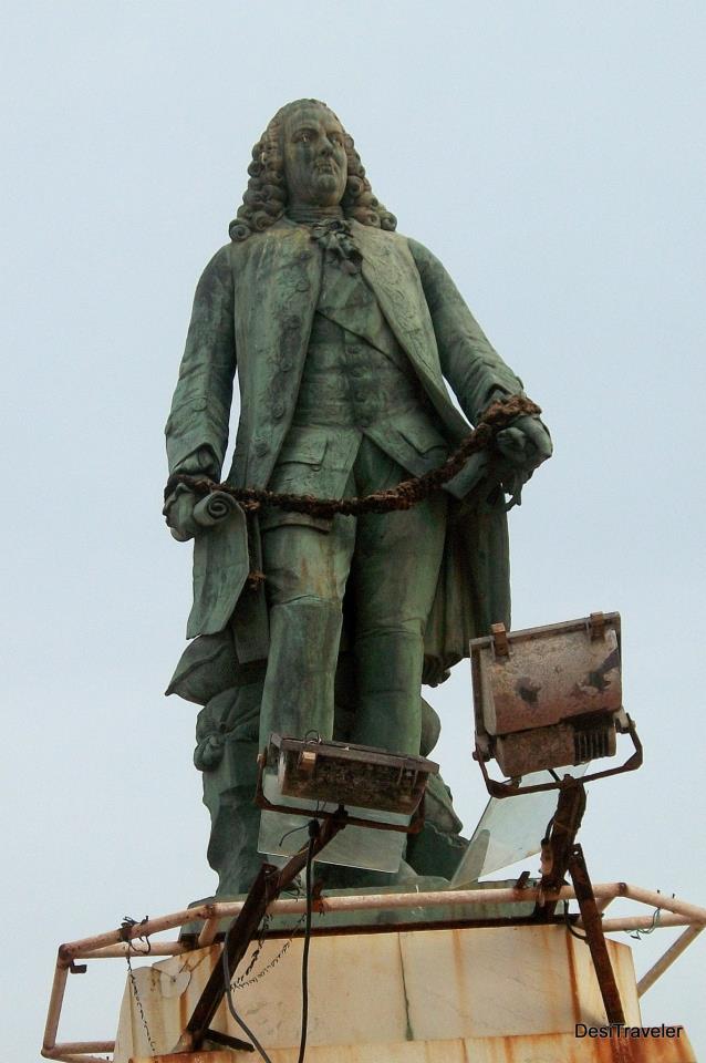 Statue of Dupleix former French Governor of Pondiherry