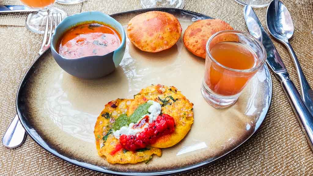 Breakfast Poori Bhaji Narendra Bhawan Rajasthan