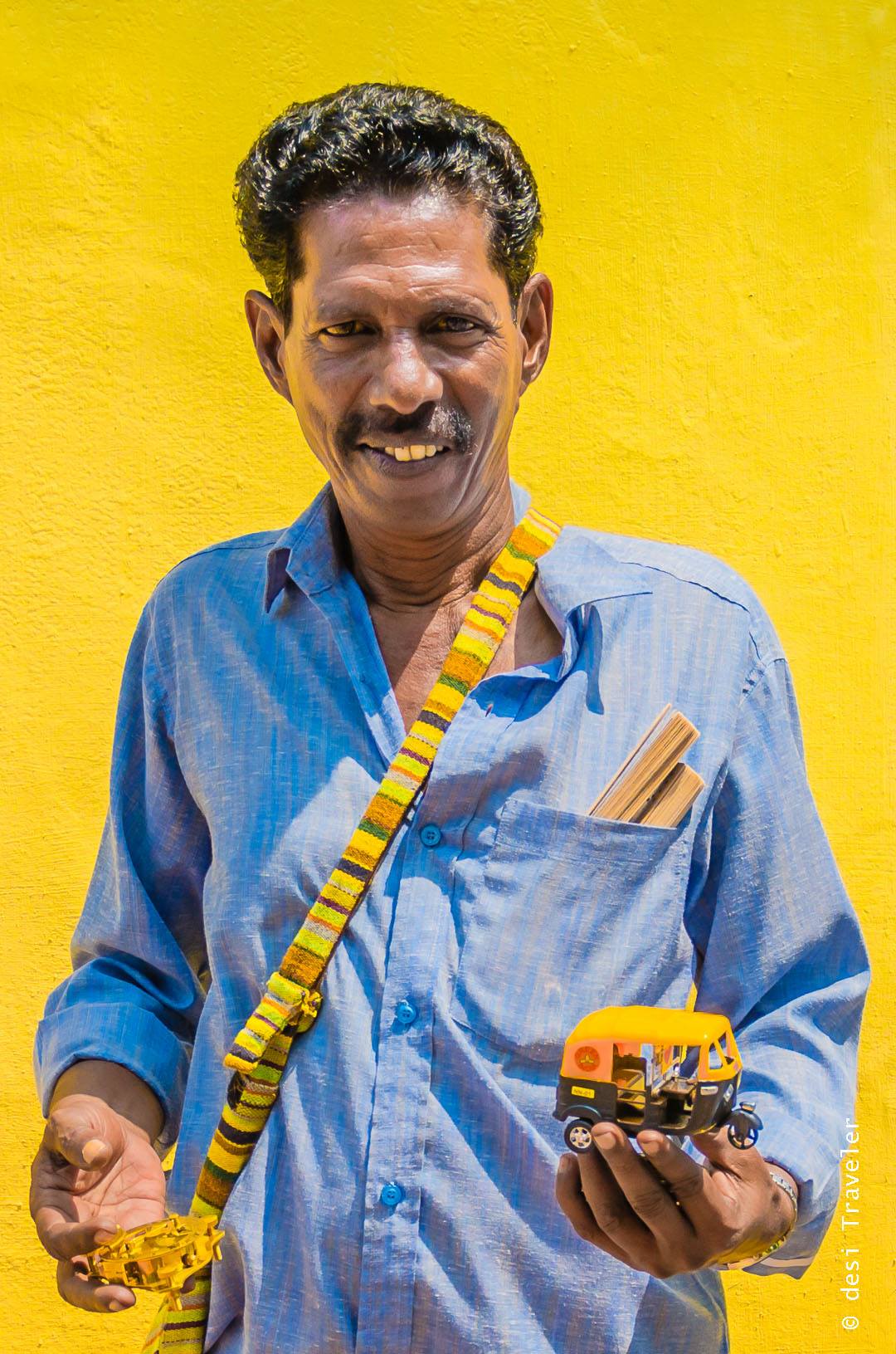 Portrait Kerala Toy Seller
