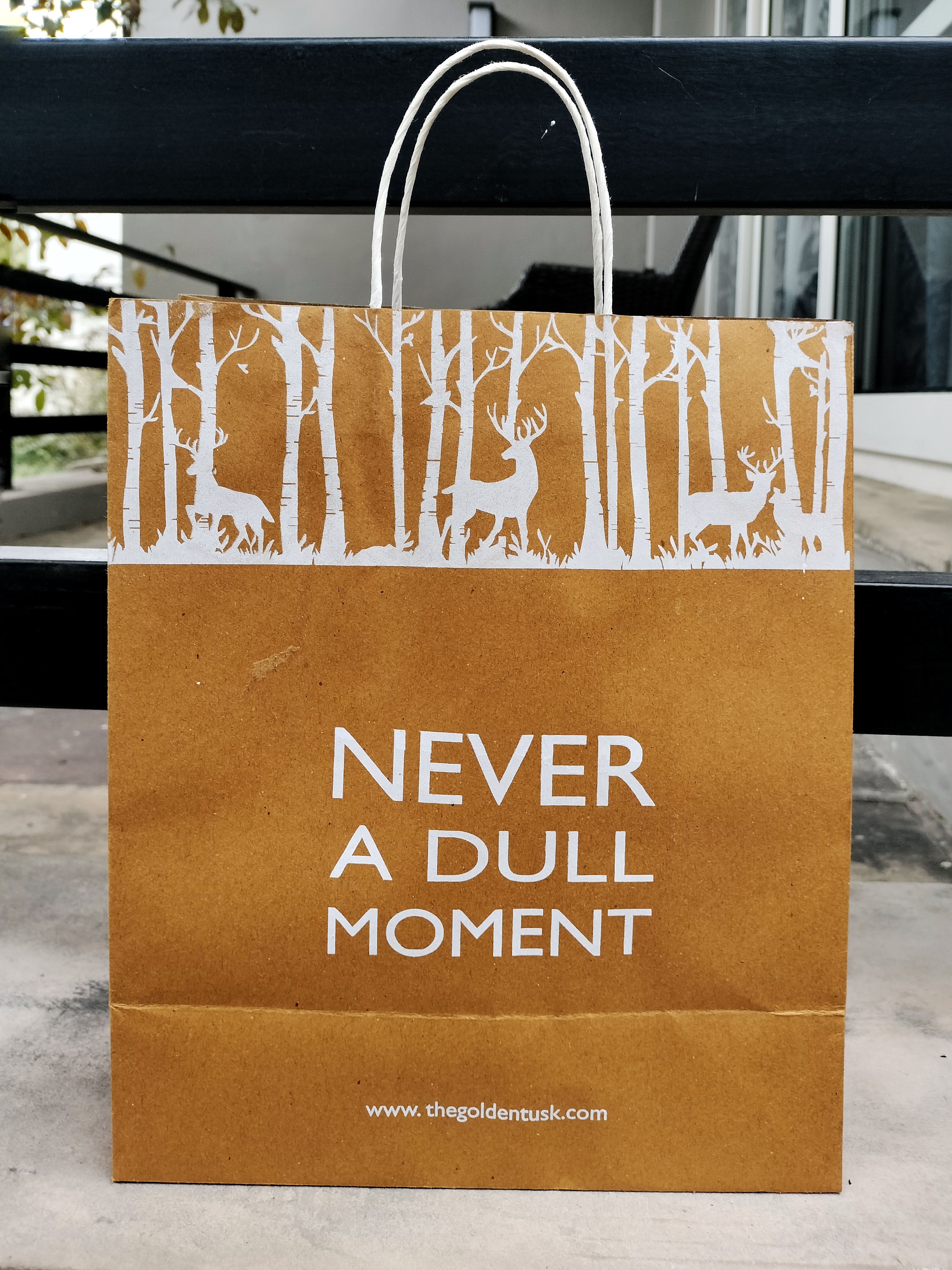 Never A Dull Moment Bag made from recycled paper
