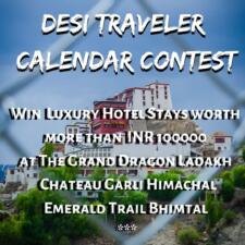 2021 desi Traveler Annual Calendar Contest