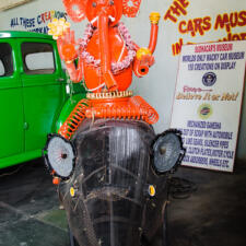 Recycled Ganesha in a Car Museum