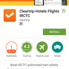 Cleartrip App Review
