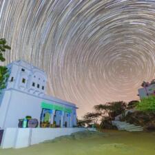 Taron Bharee Raat - Clicking Star Trails At Lakshman Sagar Rajasthan