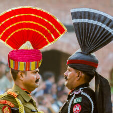 Wagah Border Ceremony Where Emotions Run High