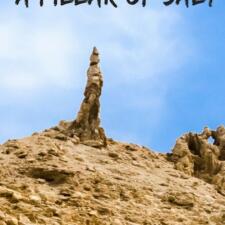 Lot's Wife-A Pillar Of Salt Near Dead Sea in Jordan