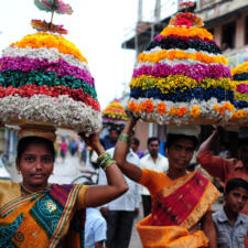 Bathukamma Festival of Flowers Telangana by Chandrasekhar Singh