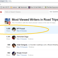 Most Viewed Writer on Quora