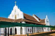 An Old Portuguese Church in the backwaters of Champakulam Alleppey